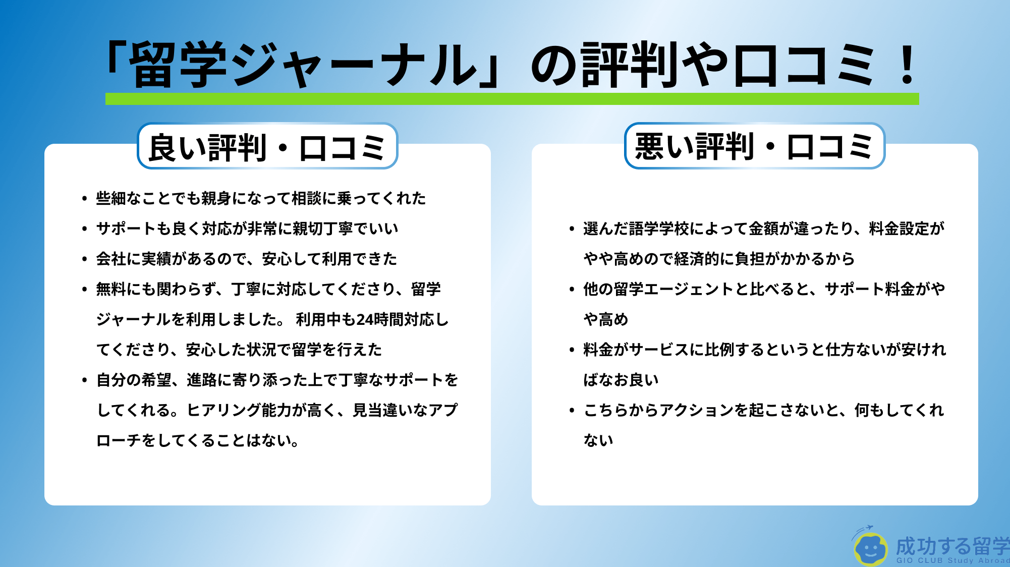 留学ジャーナル評判