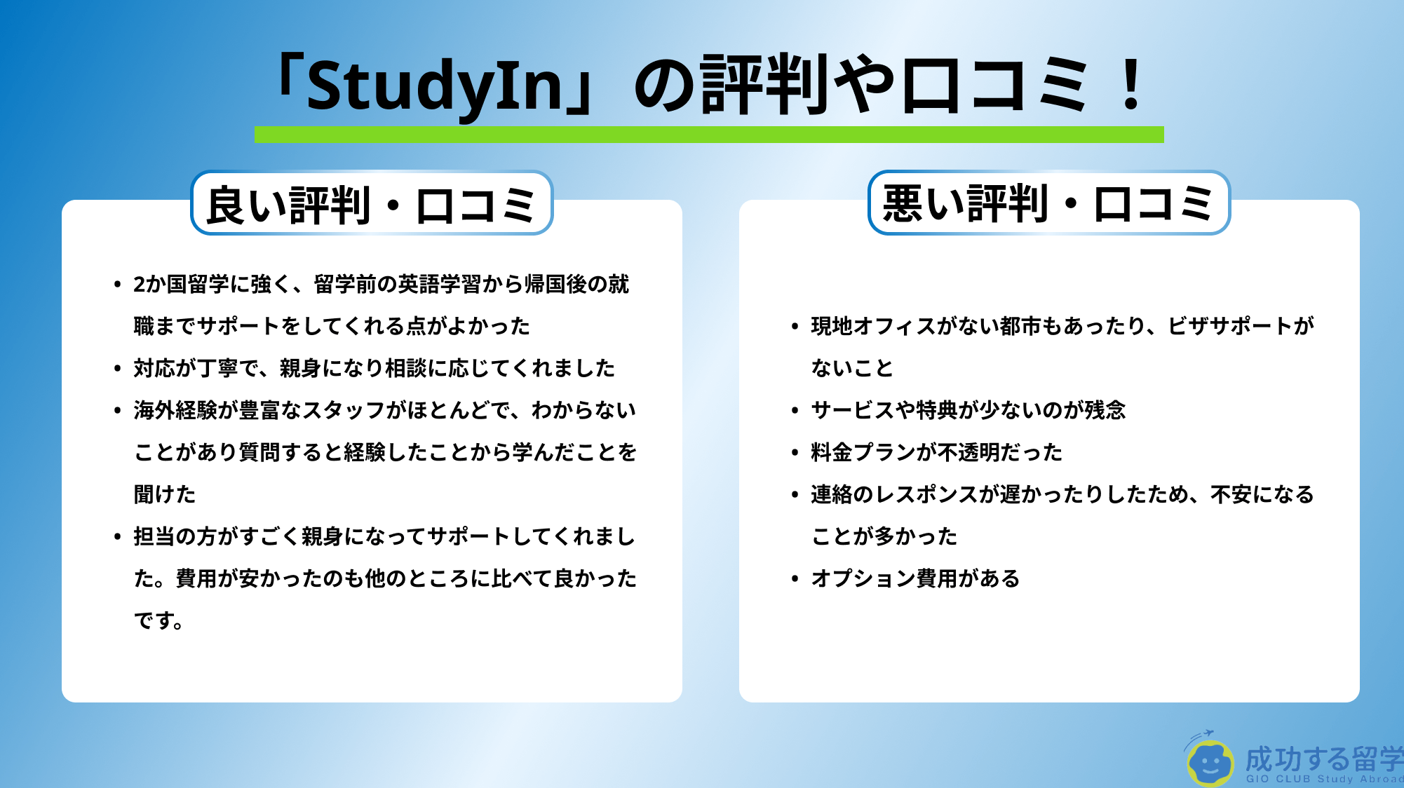 「studyin」評判