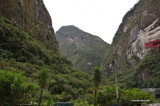 マチュピチュ村から眺めるウルバンバ渓谷