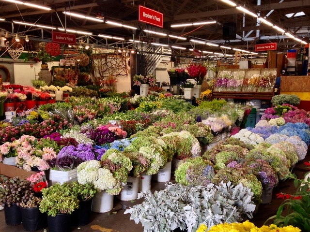 花市場の様子