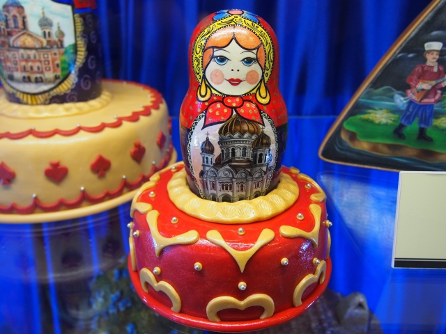 ロシアの民芸品、マトリョーシカもマジパン