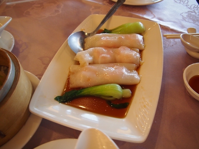 広東料理の定番、蝦腸粉
