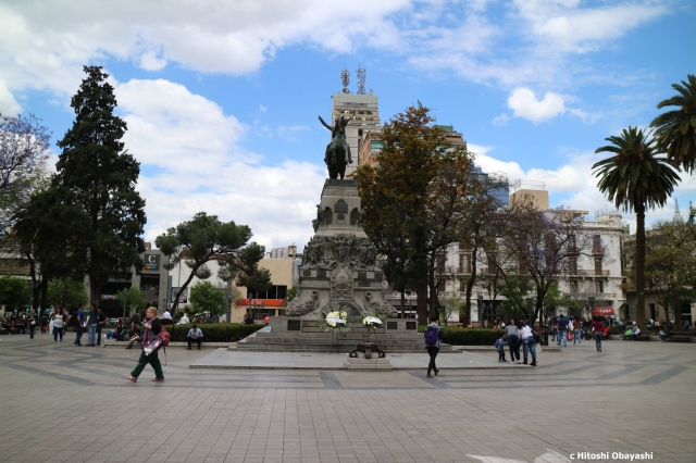 コルドバの中心、サン・マルティン広場